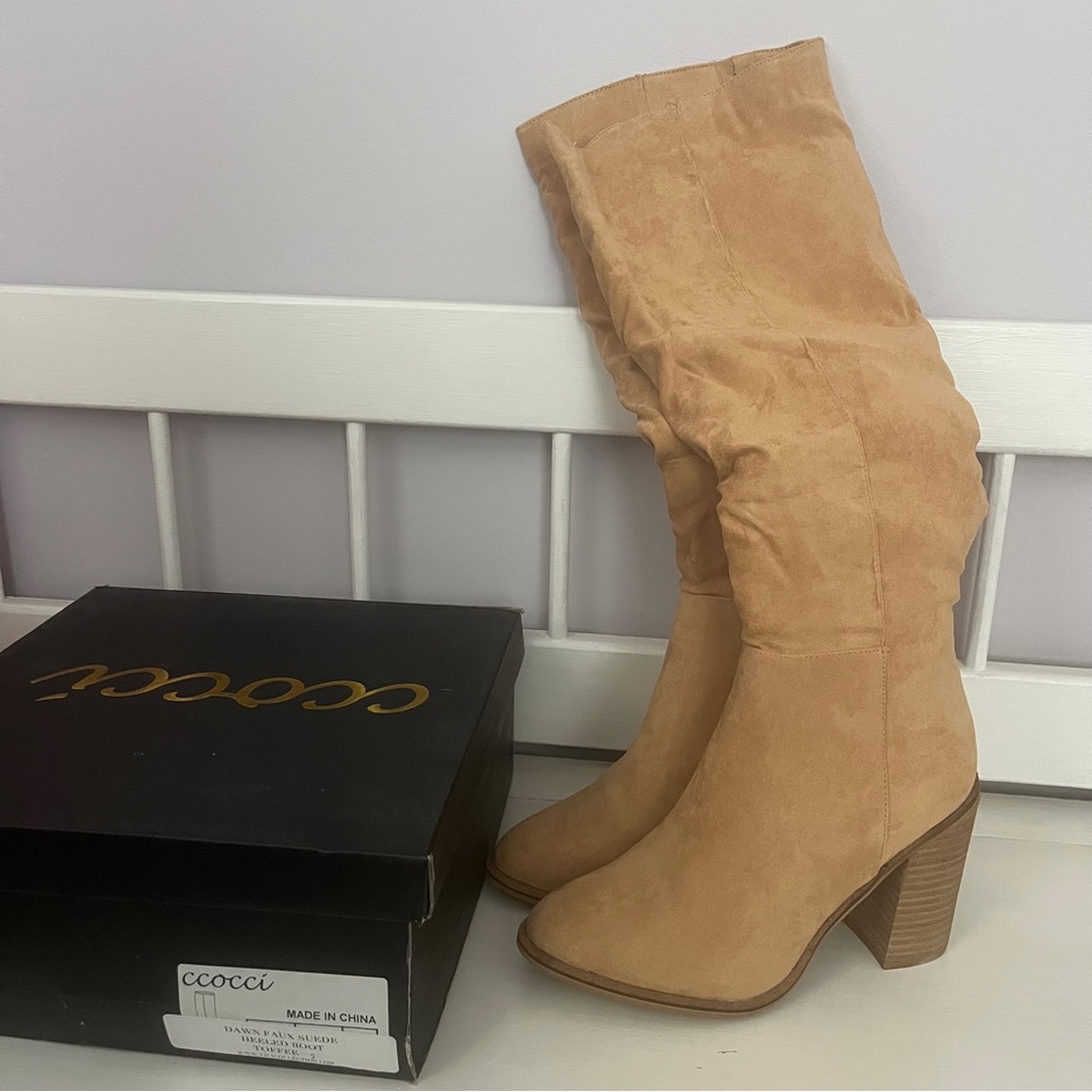 NWT CCOCCI knee high boots, 7